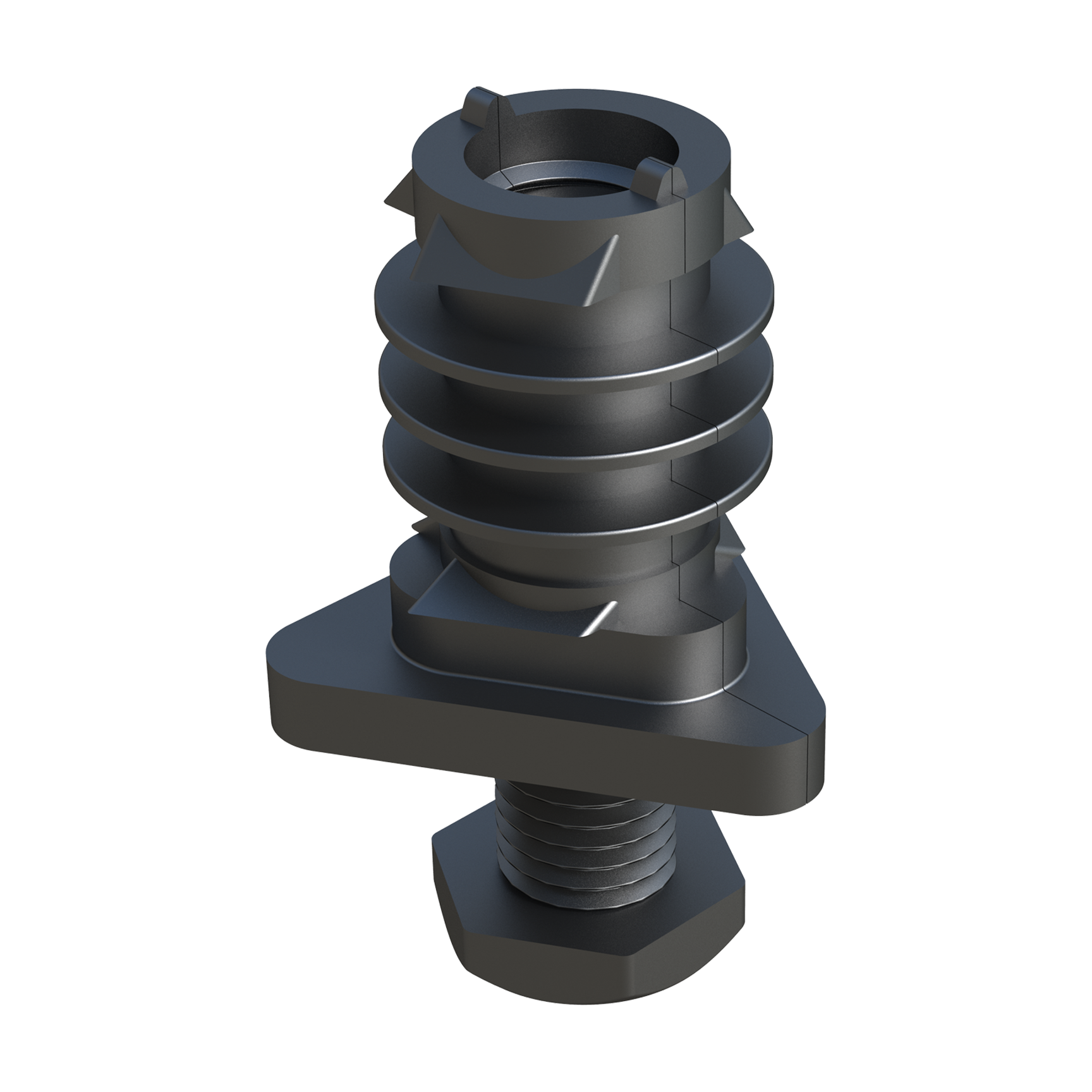 Adjustable feet for TRIANGULAR TUBES*