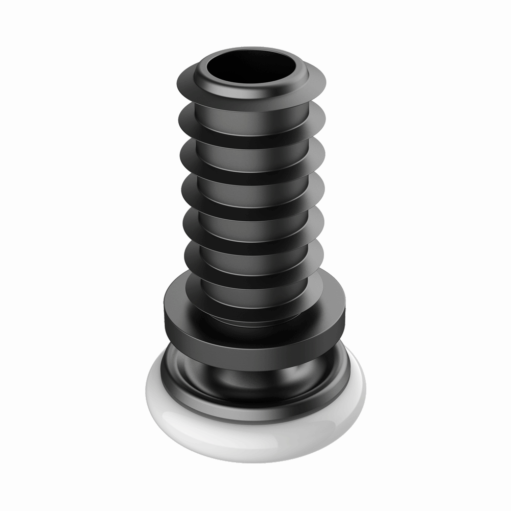 These glides for round tubes are tiltable up to an angle of <b>20º</b>. The body of the insert is made of <b>Low-density polyethylene</b>, while the bases are made of different materials with the following characteristics: <br><br>
* <i>Base made of <b>PA6 (Nylon 6)</b></i>: offers <b>good sliding, as well as good wear resistance</b>. They are ideal on parquet and wooden floors. Also valid for humid environments and soils, as well as outdoors.<br>
* <i><b>PA6MOS base (Nylon 6 with molybdenum disulfide)</b></i>: it offers superior performance to the PA6 base and its use is recommended when <b>a very high capacity of sliding and excellent behavior against friction wear is required</b>, regardless the floor selected.<br>
* <i><b>Wool felt base (FTR)</b></i>: ideal for <b>delicate and smooth floors</b> such as parquet. In addition, it provides <b>silencing properties</b> (sound-reducing property), as well as <b>good sliding and anti-scratch protection</b>. Not recommended for outdoor or wet floors. <br>
* <i>Metallic <b>base (S)</b></i>: <b>good finish and greater resistance derived from its steel base</b>. Recommended for non-smooth surfaces (cement, carpets...) or elastic floors (pavilions, courts...).<br>
* <i>Stainless <b>base (SS)</b></i>: <b> good finish and good resistance, also to rust</b>. Recommended for outdoors, non-smooth surfaces (cement, carpets...) or elastic floors (pavilions, courts...).<br>
* <i><b>Non-slip base (TPE)</b></i>: made of rubber, in addition to being <b>non-slip</b>, it provides good wear resistance, and therefore, a <b>high durability</b>. It is applied to a very wide range of soil types.<br> <br>
Contact our commercial department if you want special colors and personalized designs, always under a minimum order.<br>