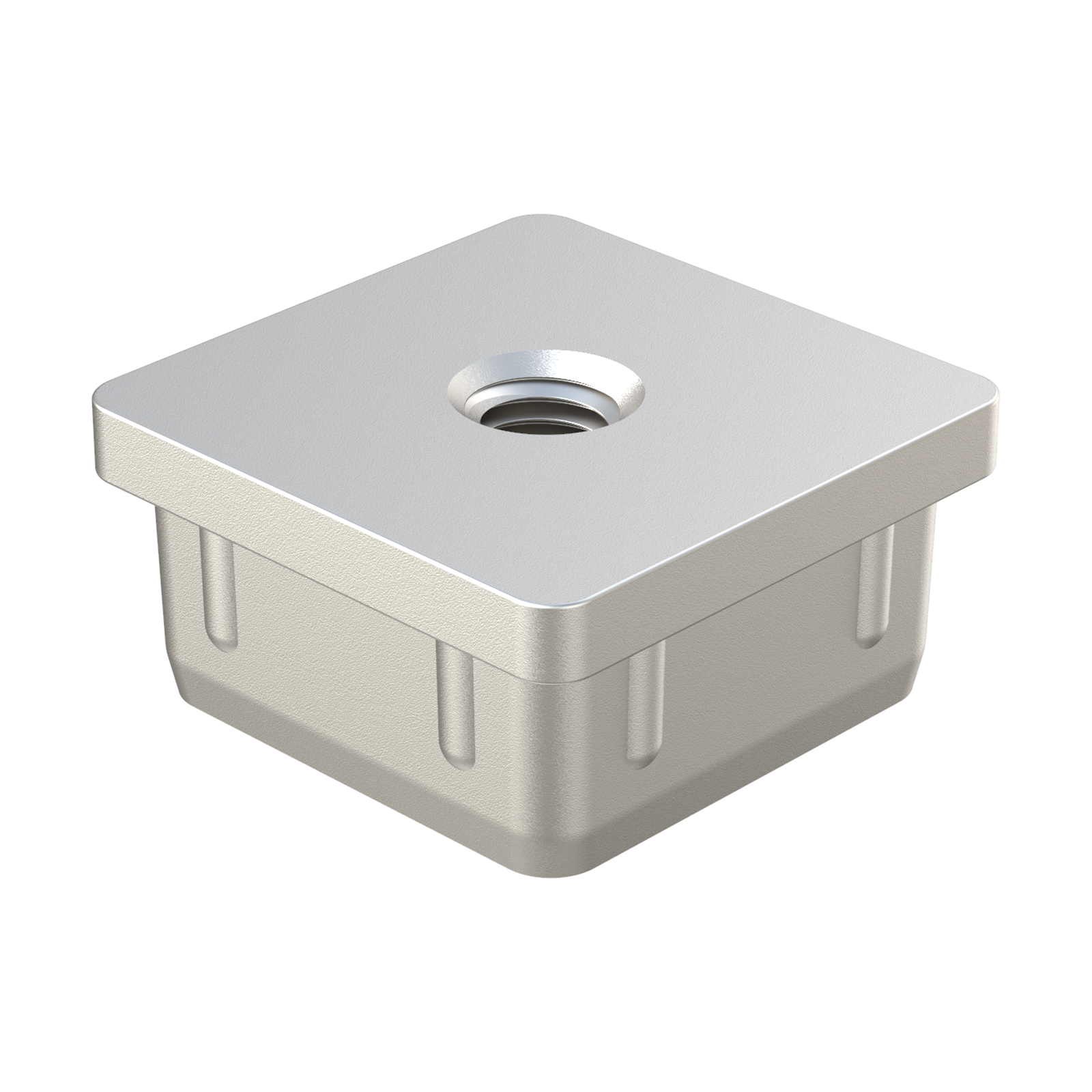 Our <b>reinforced and threaded</b> LJM inserts for square tubes are made of a <b>Zamak</b>. <b>Type 1</b> references have a rounded head and interior reinforcing ribs, which provide greater resistance to the piece, while <b>Type 2</b> references have a head without a radius and do not have interior reinforcement ribs. <br><br>

Available for: Round tubes: <b><a href=' https://www.isc-sl.com/round-threaded-zamak-tube-insert/ljmr/'target='_top'>LJMR</ a></b> / Rectangular tubes: <b><a href=' https://www.isc-sl.com/rectangular-threaded-and-reinforced-tube-insert/ljmz/'target='_top' >LJMZ</a></b> / Oval tubes: <b><a href='https://www.isc-sl.com/oval-threaded-reinforced-tube-insert/ljmo//'target ='_top'>LJMO</a></b>