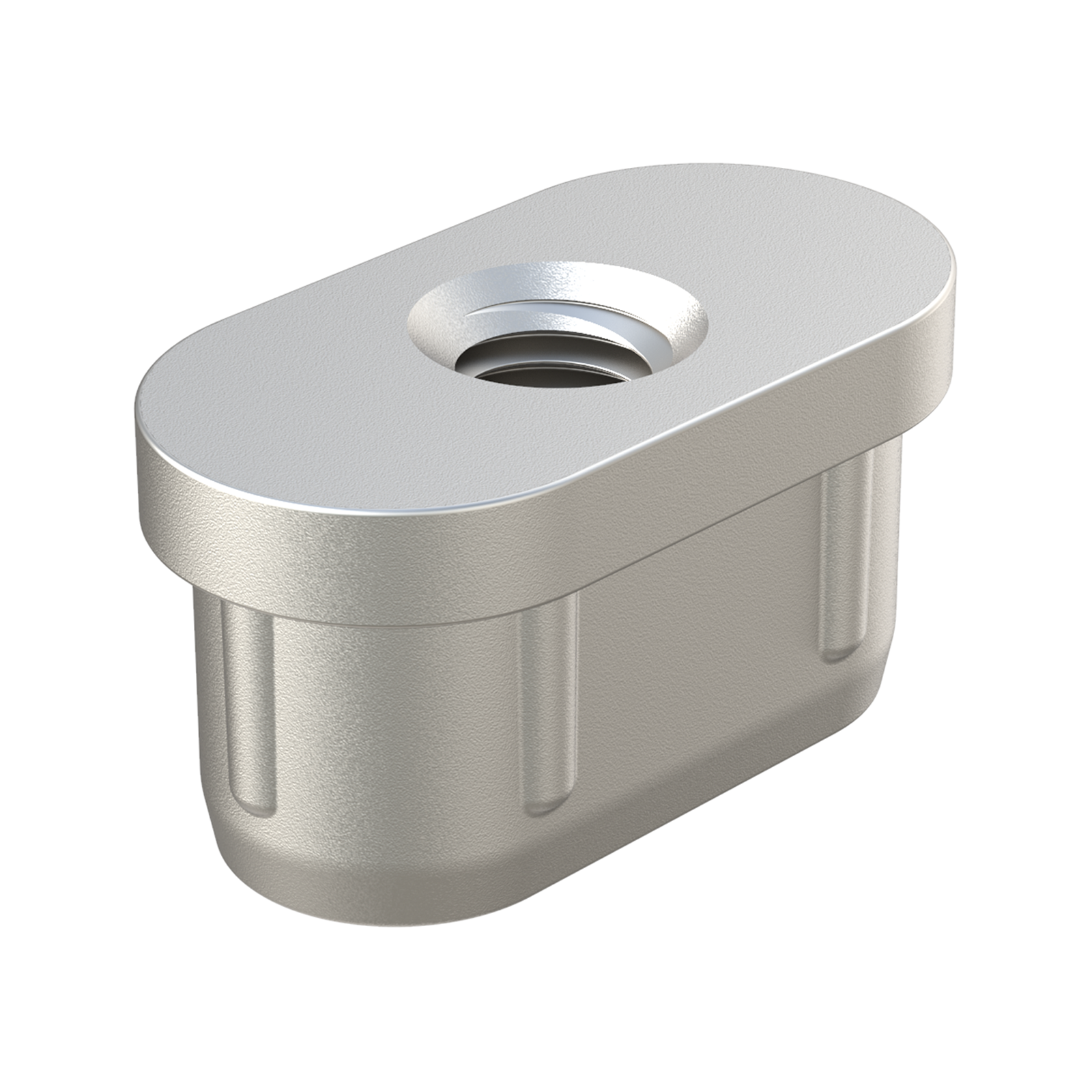 Our <b>reinforced and threaded</b> LJMZ inserts for oval tubes are made of a <b>Zamak</b>. <br><br>

Available for: Square tubes: <b><a href=' https://www.isc-sl.com/square-threaded-and-reinforced-tube-insert/ljm/'target='_top'>LJM</ a></b> / Round tubes: <b><a href=' https://www.isc-sl.com/round-threaded-zamak-tube-insert/ljmr/'target='_top' >LJMR</a></b> / Rectangular tubes: <b><a href=' https://www.isc-sl.com/rectangular-threaded-and-reinforced-tube-insert/ljmz/'target ='_top'>LJMZ</a></b>
