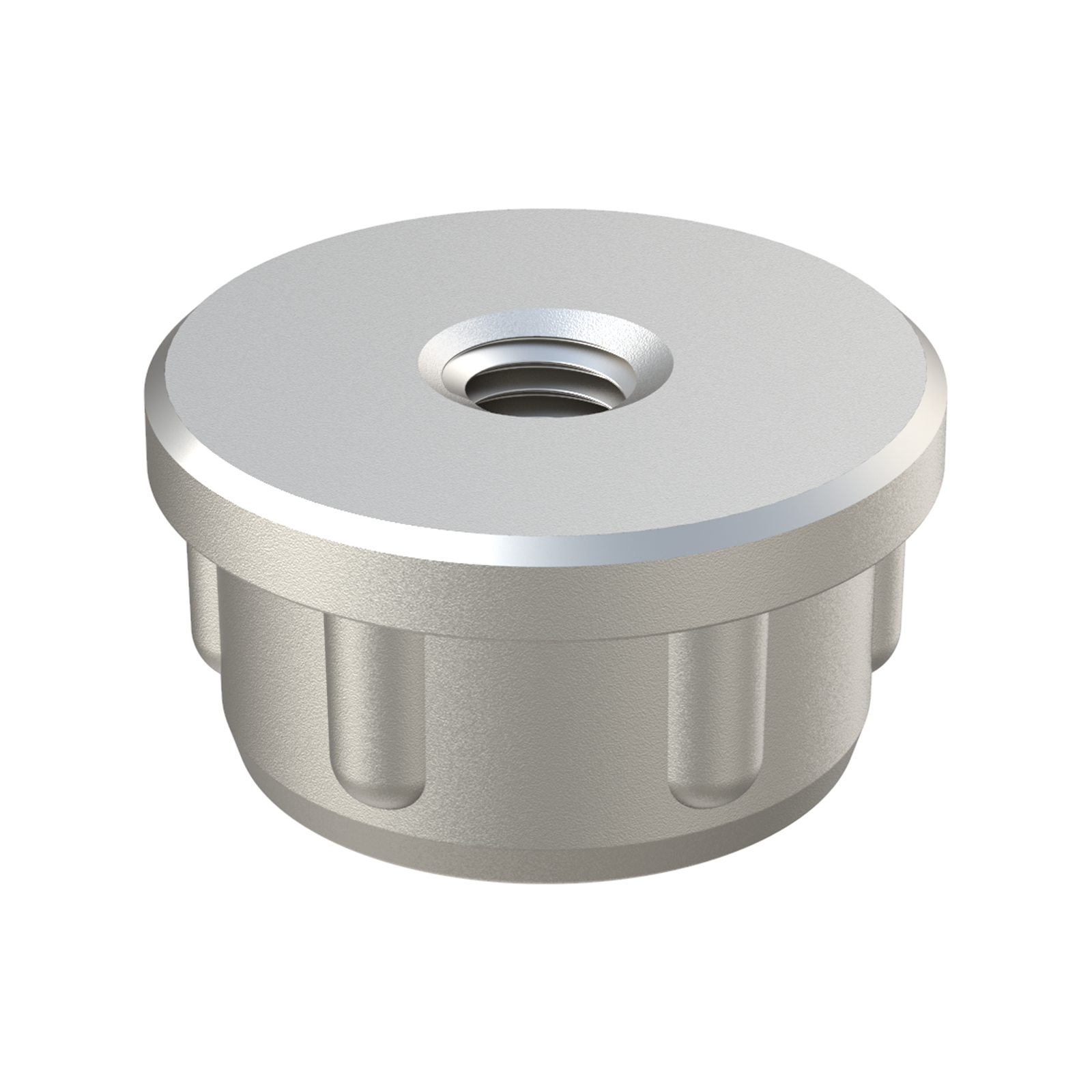 Our <b>reinforced and threaded</b> LJMR inserts for round tubes are made of <b>Zamak</b>. <b>Type 1</b> references have a rounded head and interior reinforcing ribs, which provide greater resistance to the piece, while <b>Type 2</b> references have a head without a radius and do not have interior reinforcement ribs. <br><br>

Available for: Square tubes: <b><a href=' https://www.isc-sl.com/square-threaded-and-reinforced-tube-insert/ljm/'target='_top'>LJM</ a></b> / Rectangular tubes: <b><a href=' https://www.isc-sl.com/rectangular-threaded-and-reinforced-tube-insert/ljmz/'target='_top' >LJMZ</a></b> / Oval tubes: <b><a href='https://www.isc-sl.com/oval-threaded-reinforced-tube-insert/ljmo/'target ='_top'>LJMO</a></b>