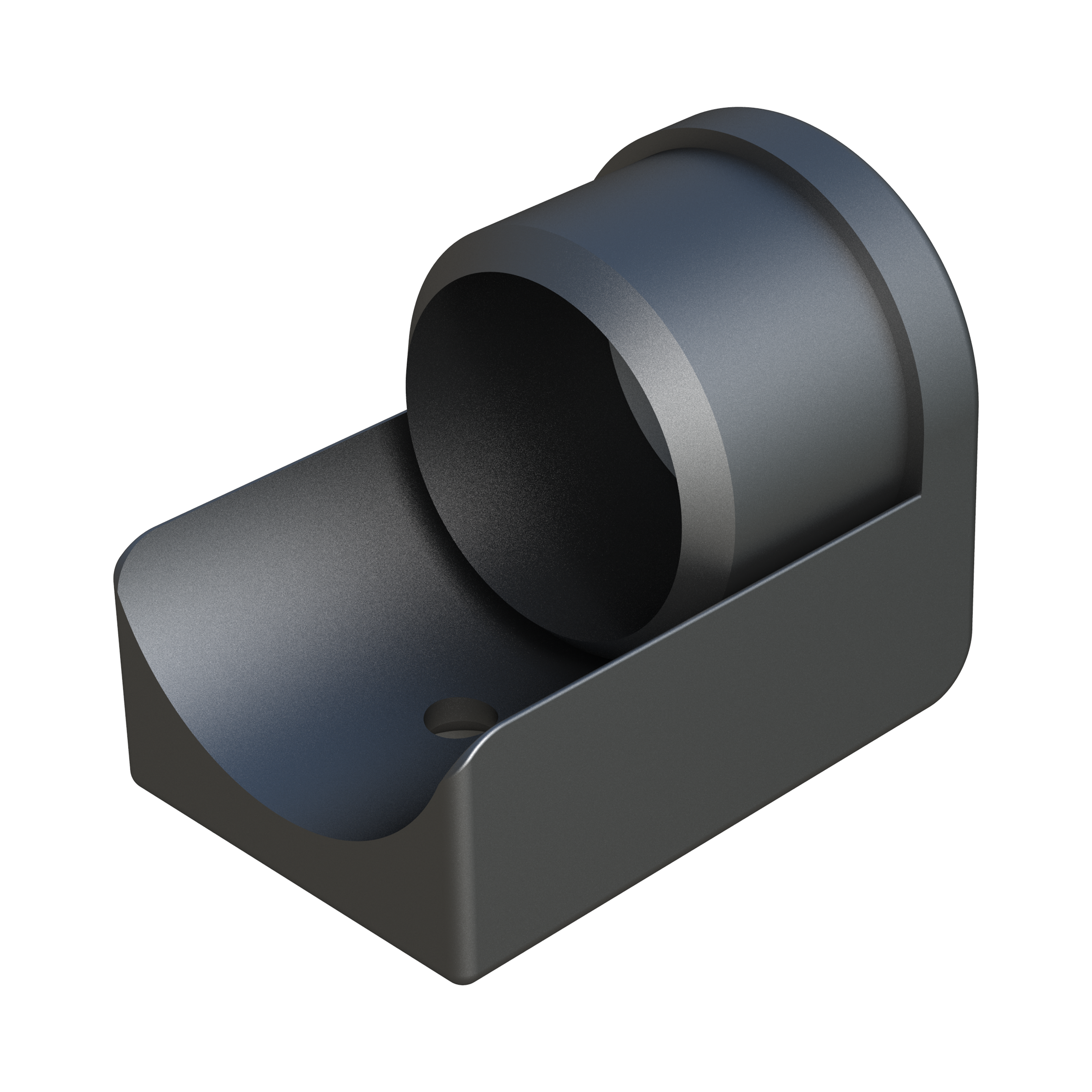 Round tube insert for end of traverses