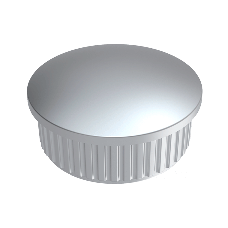 Our <b>round chrome</b> MTGLC inserts are manufactured in <b>ABS</b>, an ideal material for the chrome plating process to which this product family is subjected. <br><br> 
  
The <b>standard</b> galvanic treatment offers a high-quality aesthetic finish and is exclusively for <b>interior</b> use.<br><br> 
  
These plugs are available with the finish <i>Bright/polished chrome - Matte/satin chrome - Bright/polished nickel - Matte/satin nickel - Bright/polished gold - Matte/satin gold – Stainless Steel</i>, as well as with the option <b>personalization by laser engraving</b>.<br><br> 
  
Under a minimum order, we can carry out <b>specific treatments</b> with different deposit protocols, depending on the needs of each client. For a part suitable for <b>outdoor/weather use</b>, with <b>corrosion resistance</b> due to <b>UV rays and humidity</b>, please contact our commercial department to study the project. <br><br> 
  
If you want this same piece in ABS <b>black color</b>, consult our family <b><a href=' https://www.iscsl.co.uk/round-tube-insert-abs/mtglo/ ' target='_top'>MTGLO</a></b>.