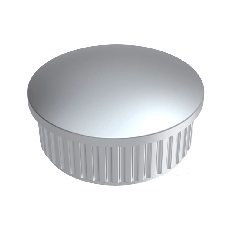Our <b>round chrome</b> MTGLC inserts are manufactured in <b>ABS</b>, an ideal material for the chrome plating process to which this product family is subjected. <br><br> 
  
The <b>standard</b> galvanic treatment offers a high-quality aesthetic finish and is exclusively for <b>interior</b> use.<br><br> 
  
These plugs are available with the finish <i>Bright/polished chrome - Matte/satin chrome - Bright/polished nickel - Matte/satin nickel - Bright/polished gold - Matte/satin gold – Stainless Steel</i>, as well as with the option <b>personalization by laser engraving</b>.<br><br>  
  
If you want this same piece in ABS <b>black color</b>, consult our family <b><a href=' https://www.iscsl.co.uk/round-tube-insert-abs/mtglo/ ' target='_top'>MTGLO</a></b>.