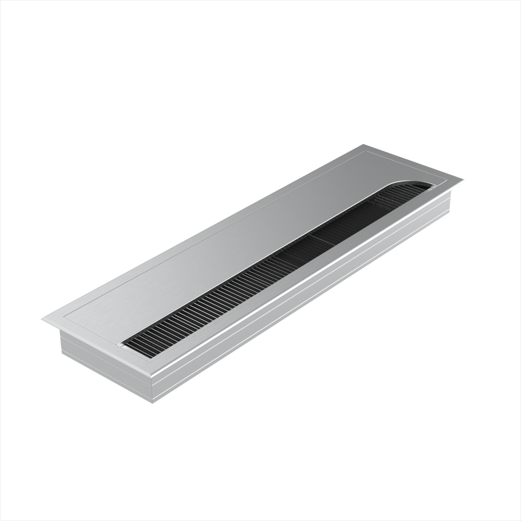 Our square and rectangular cable duct has a cable entry protected by a very thin sinthetic fabric and it has been designed to fix in a rectangular hole.