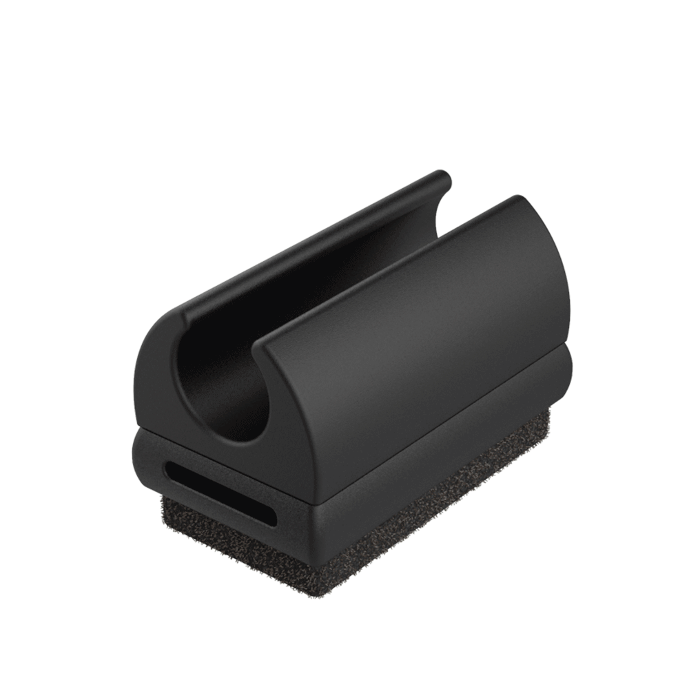 The VAE saddle foot <b>with interchangeable felt bases</b> is used on chairs made of round metal tubes. This saddle foot has been designed to <b>easily and manually replace the felt bases once they have reached the end of their useful life</b>. In this way, they contribute to economic savings and a <b>reduction in waste generation and carbon footprint</b>, as well as to the correct functioning of the saddle, since it prevents damage caused by felt wear.<br><br>Contact our sales department if you require special colours, additional dimensions and custom designs, all available under a minimum order quantity.